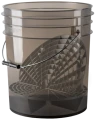 Grit Shield® Detailing Wash BOX Wiadro American Style Transparent Black Bucket Detailing + 2 x separator