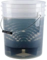 Grit Shield® Wiadro American Style Transparent Bucket Detailing