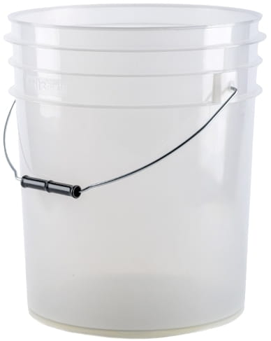Grit Shield® Wiadro American Style Transparent Bucket Detailing