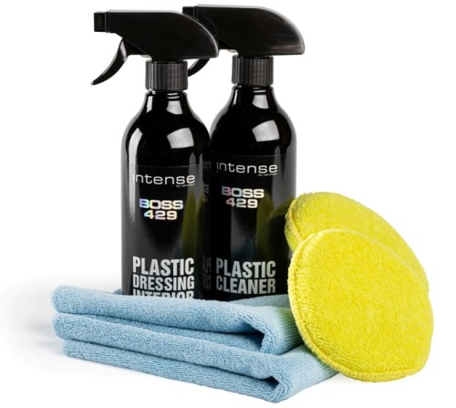 Intense BOSS Interior BOX Plastic Cleaner + Dressing + 2 x mikrofibra + 2 x aplikator