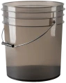 Grit Shield® Wiadro American Style Transparent Black Bucket Detailing